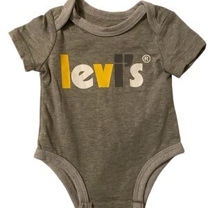Levi's Gray Baby One Piece